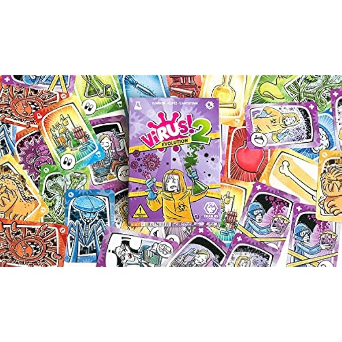 rayihni VIRUS CARD GAME THE CONTAGIOUSLY FUN CARD GAME VIRUS AND VIRUS 2 EVOLUTION (VIRUS 2) - Image 5